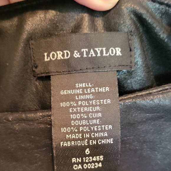 Lord & Taylor Black Knee-Length Pencil Skirt - Picture 2 of 5